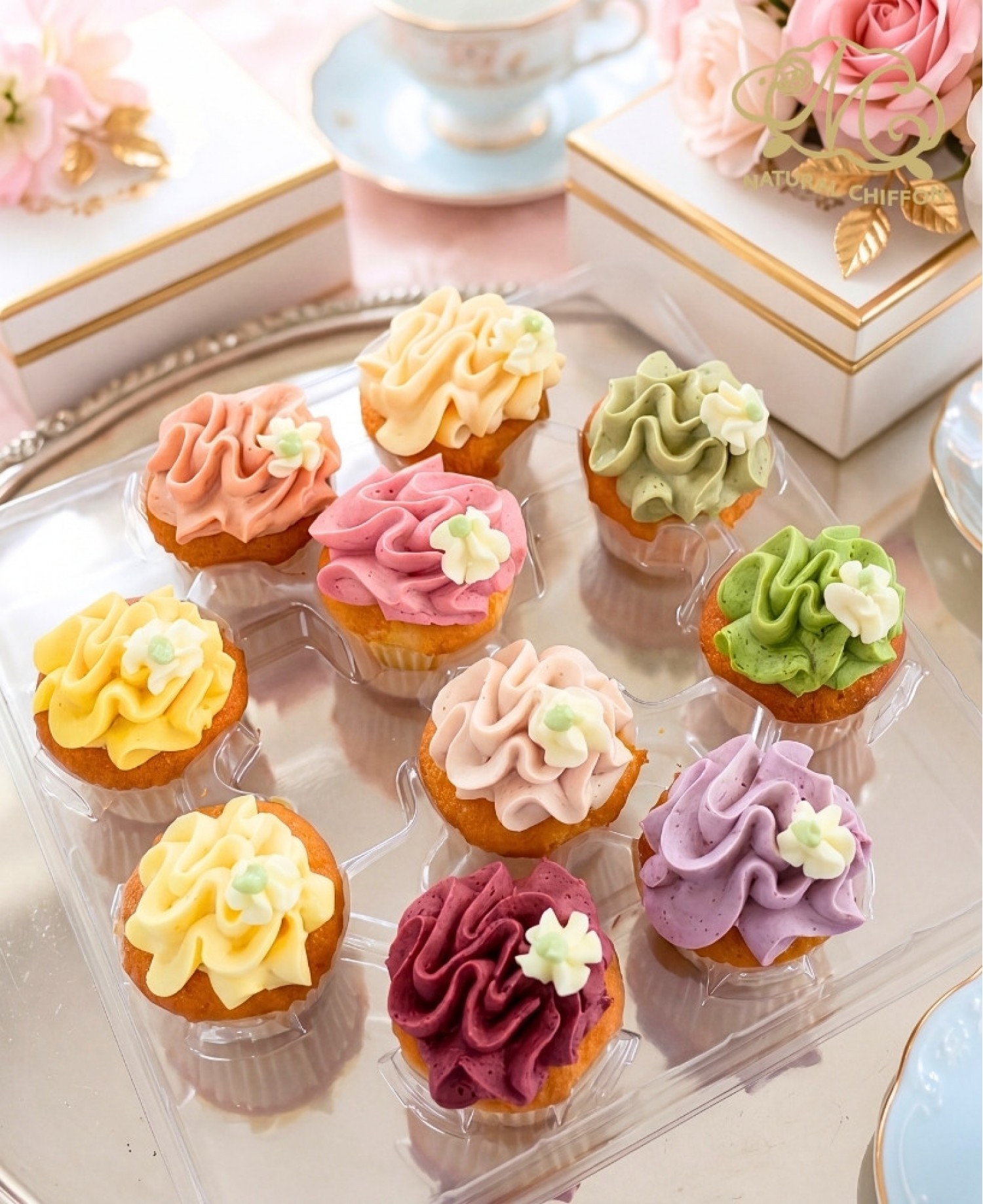 輕量裝彩虹mini cupcake